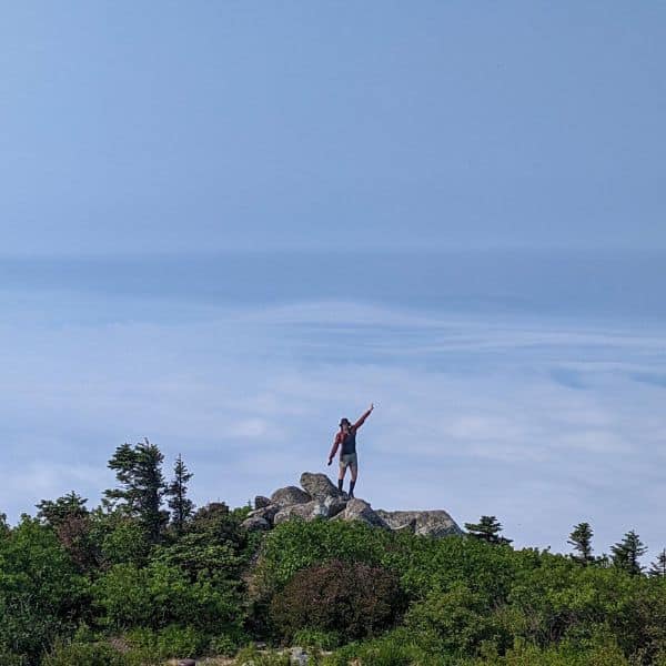 Person enjoying views of Seoraksan National Park