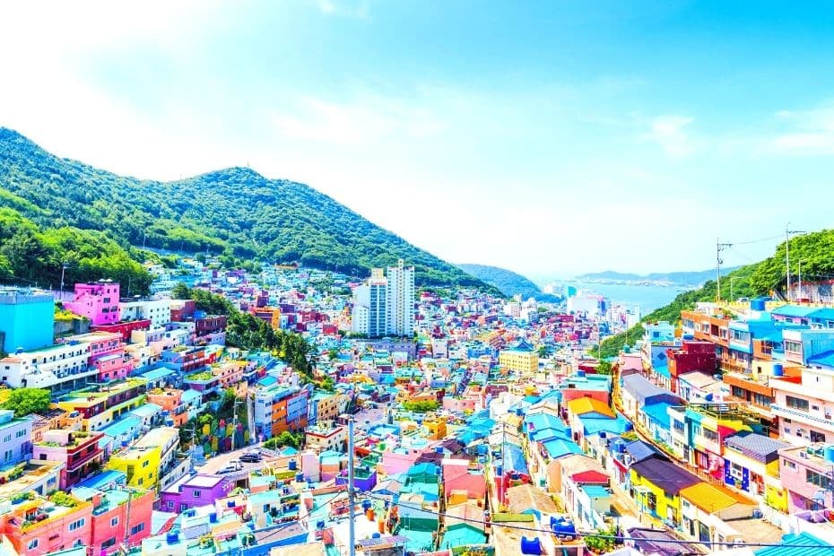 Gamcheon Cultural Village is one of the unique Korean experiences in Busan