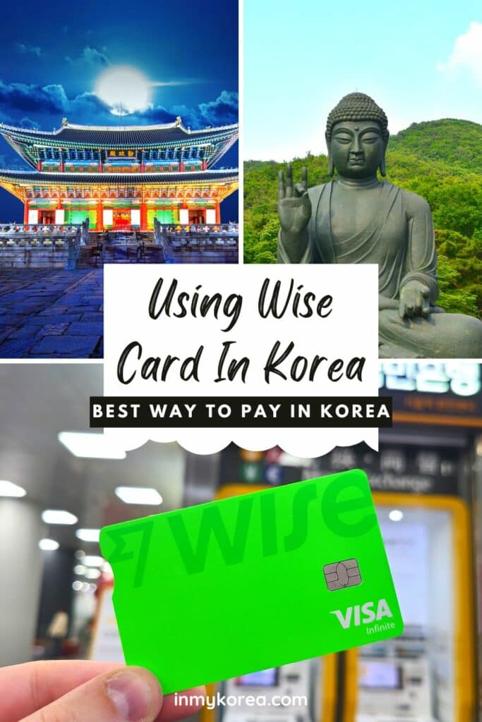 Wise Travel Money Card In Korea Pin 2